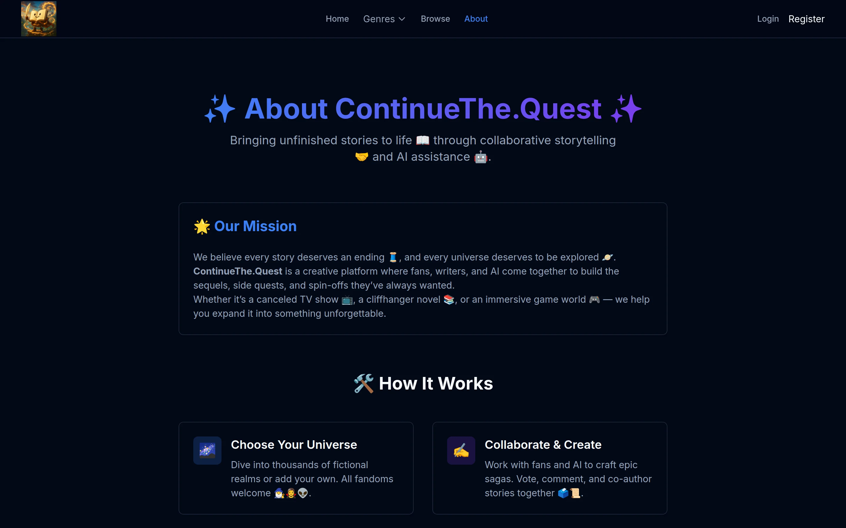 ContinueThe.Quest media
