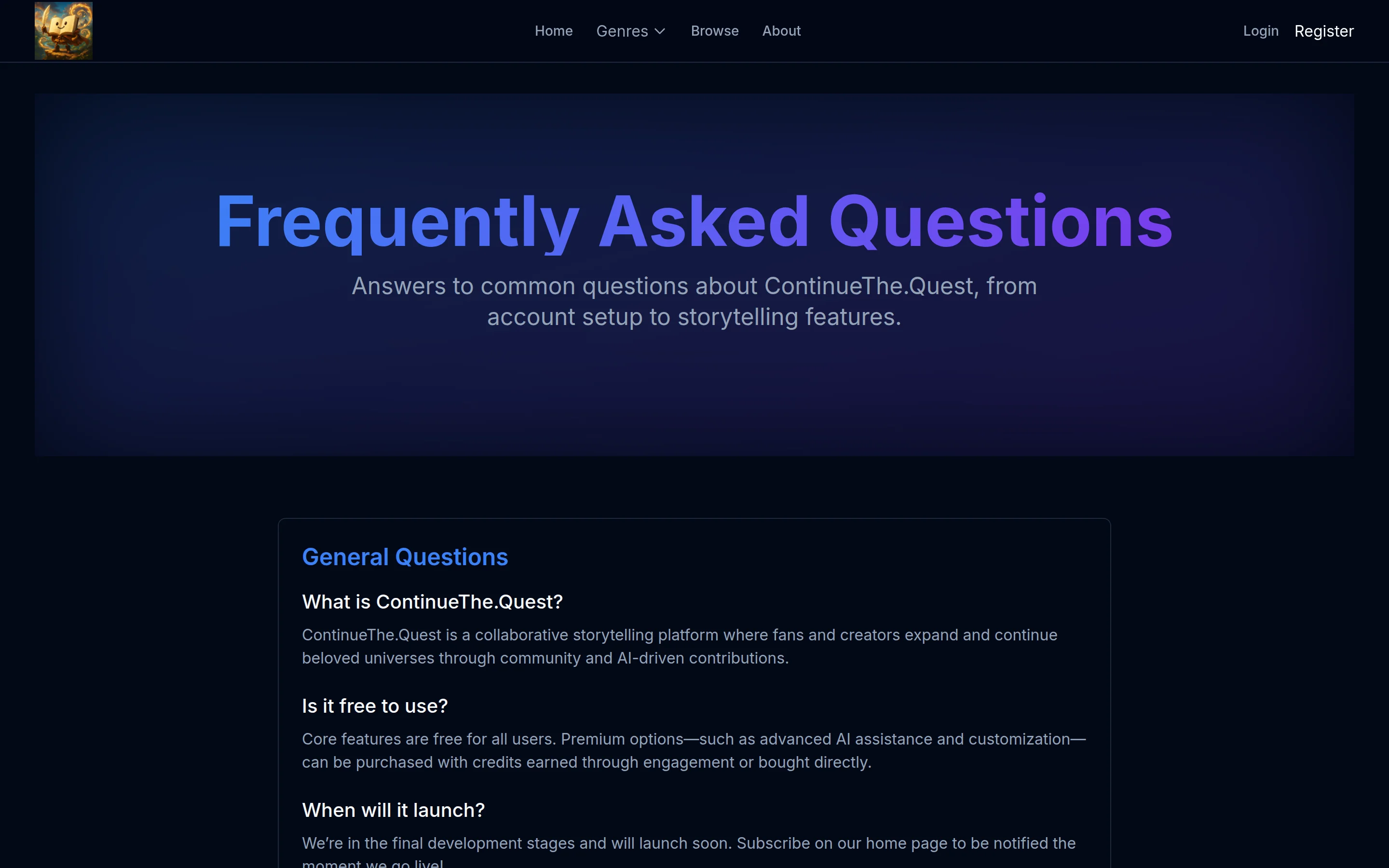 ContinueThe.Quest media