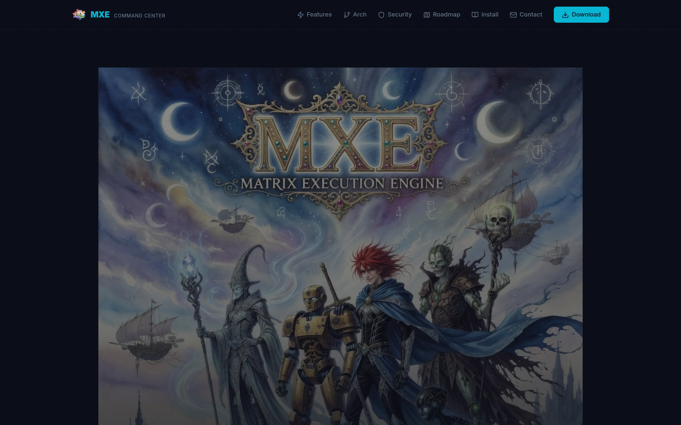 MXE — Matrix eXecution Engine — orchestrate remote servers with cryptographic authority.