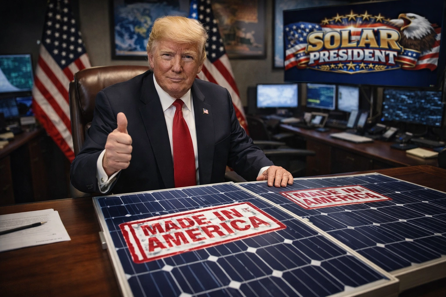 Solar President media
