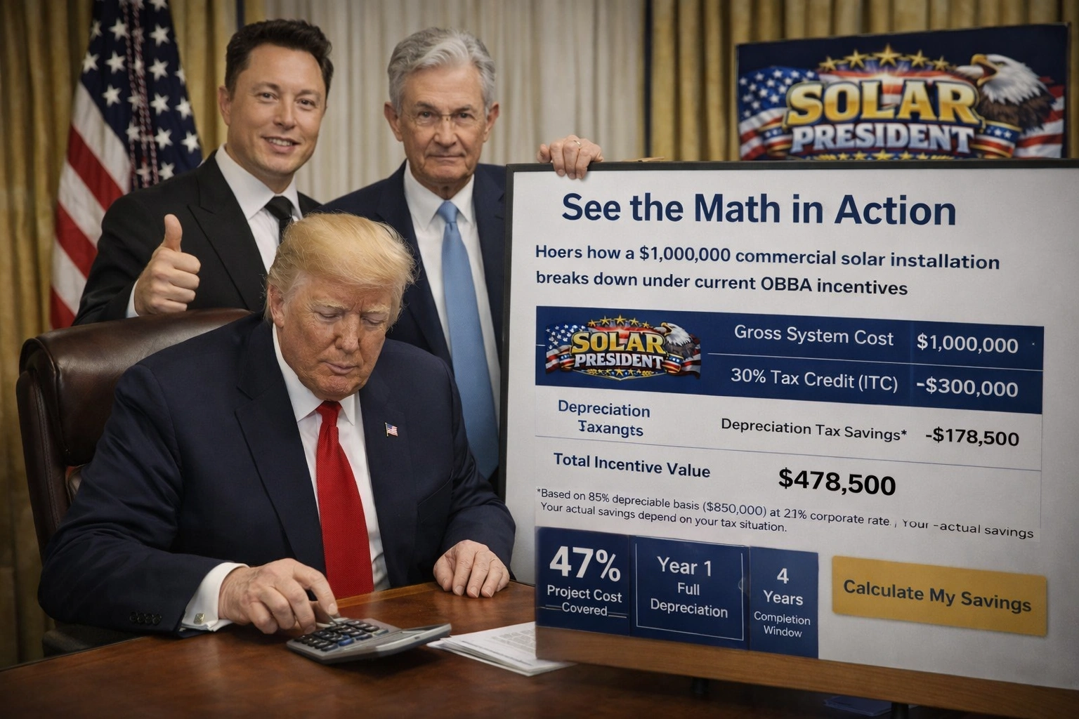 Solar President media