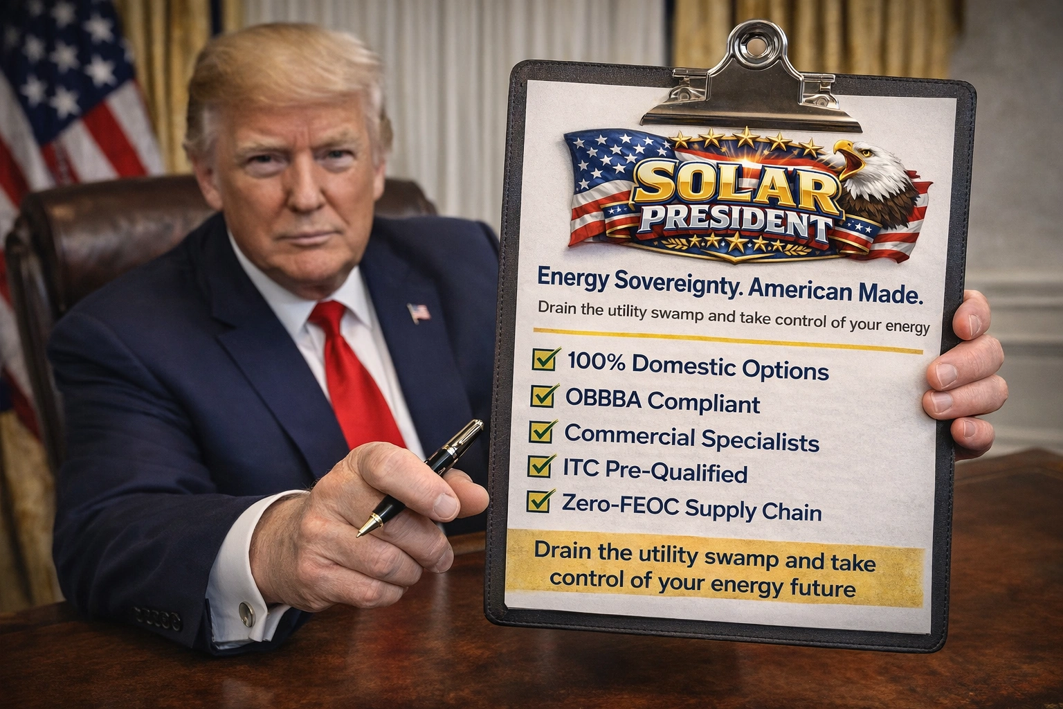 Solar President media